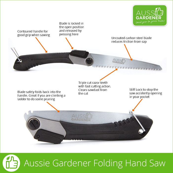 Aussie Gardener Folding Pruning Saw Aussie Gardener