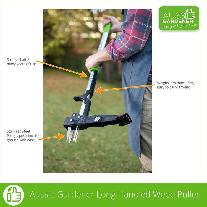 Aussie Gardener Long Handled Weed Puller Gadgets Aussie Gardener 1 pack (1 Long Handled Weed Puller)