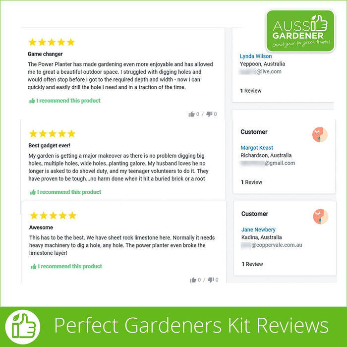 Power Planter Perfect Gardeners Kit - Reviews