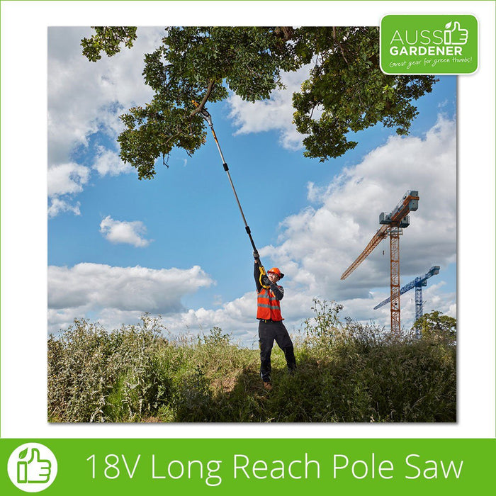 Dewalt 18V XR Brushless Pole Saw - Bare Unit without batteries DCMPS567N-XE Dewalt Power Tools Stanley Black & Decker (Australia) Pty Ltd