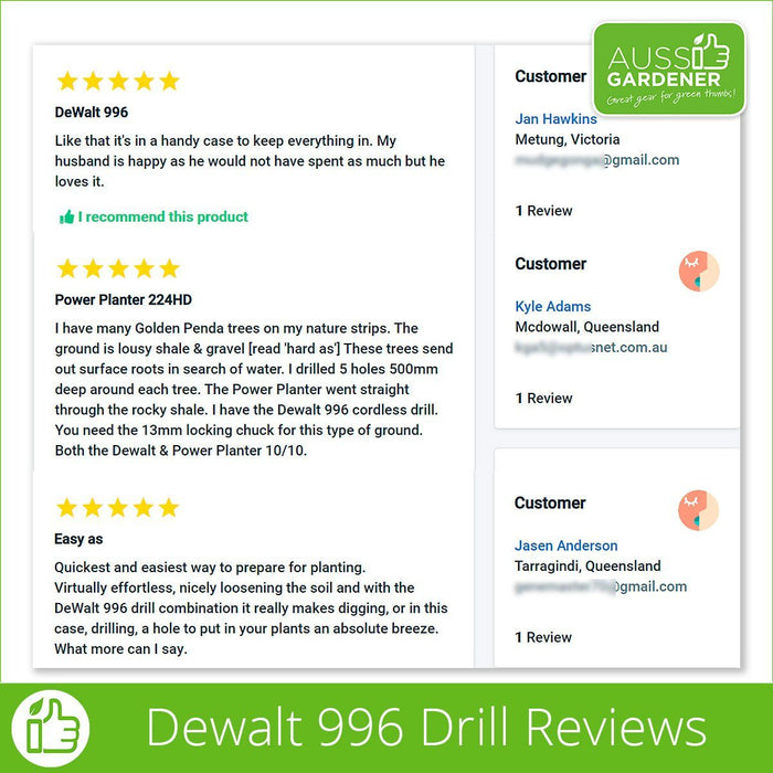 Dewalt 996 Top of the range Cordless Drill Kit DCD996P2-XE Dewalt Power Tools Stanley Black & Decker (Australia) Pty Ltd