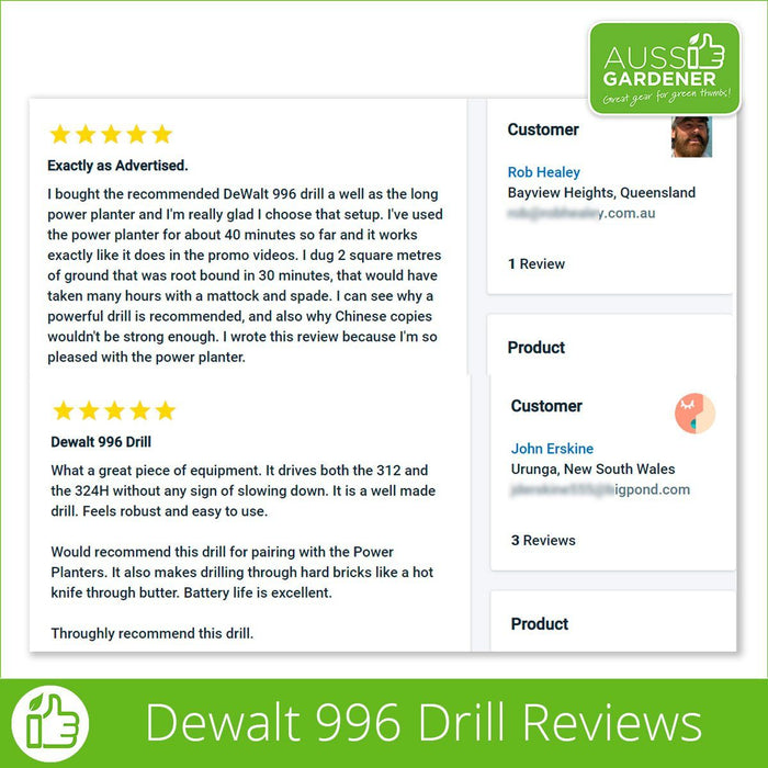 Dewalt 996 Top of the range Cordless Drill Kit DCD996P2-XE Dewalt Power Tools Stanley Black & Decker (Australia) Pty Ltd