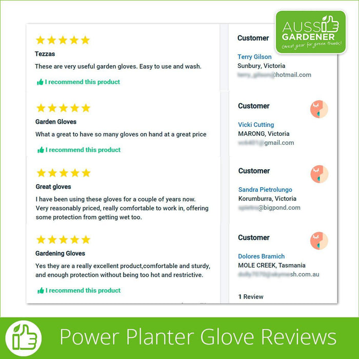 Aussie Gardener Gloves - 12 Pack (machine washable) garden wear Hanvo Safety Products Co Ltd