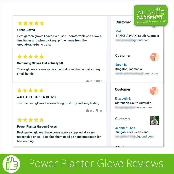 Aussie Gardener Gloves - 12 Pack (machine washable) garden wear Hanvo Safety Products Co Ltd