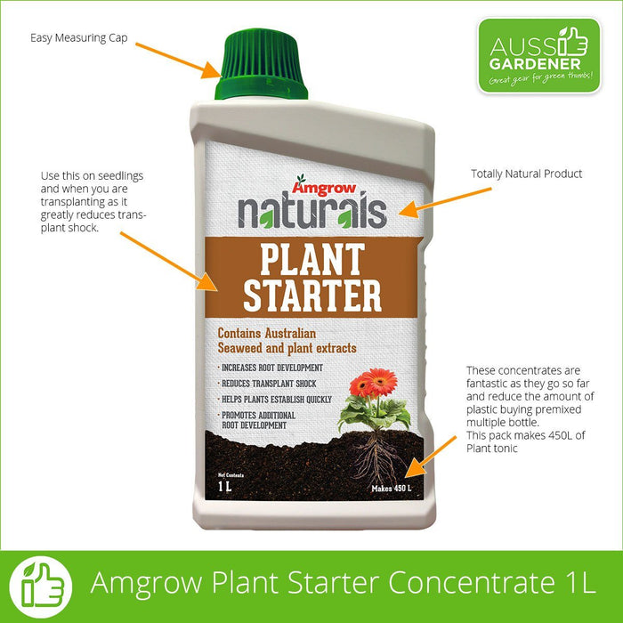 Amgrow Naturals Plant Starter 1L fertilisers AMGROW
