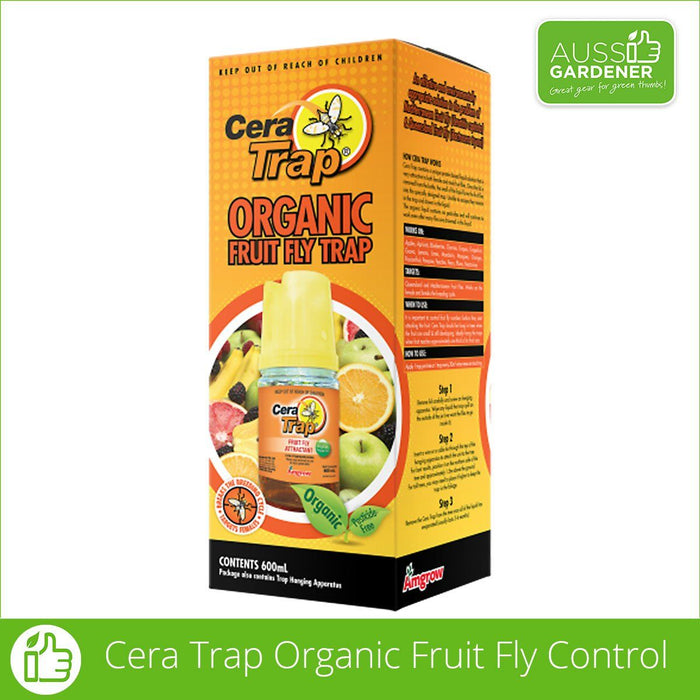 Amgrow Cera Trap Organic Fruit Fly Trap pest control Tradeware