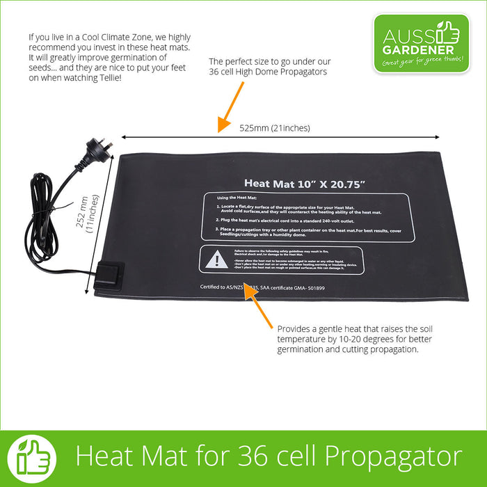 Heat Mat to go under the 36 Cell Propagator propagation RYSET