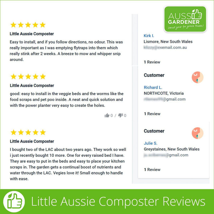 Little Aussie Composters - The hidden wonder down under. composter Direct Compost Solutions Pty Ltd