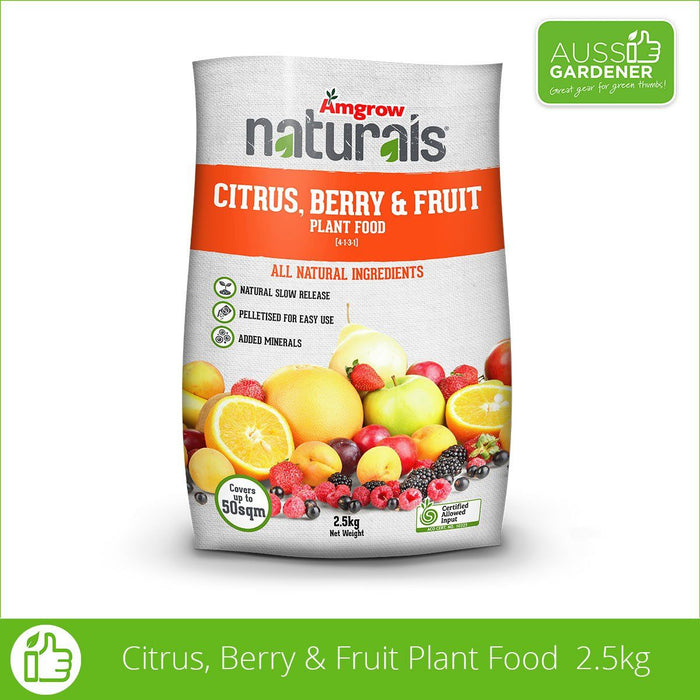 Amgrow Naturals Citrus Fruit & Berries Fertiliser 2.5Kg fertilisers Tradeware