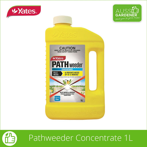 Picture shows a 1L bottle of Yates Path weeder concentrate