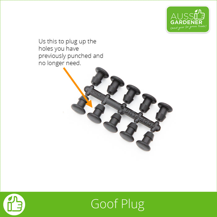 Goof Repair Plugs 4mm - Pack of 10 Irrigation Antelco