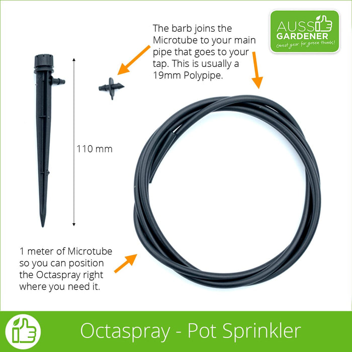 Aussie Gardener Octaspray Irrigation Antelco