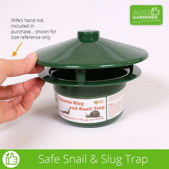 Slug and Snail Trap - No poisons - Snail dies happy!