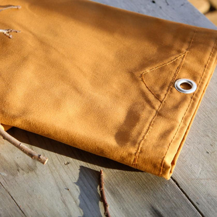 Aussie Gardener Canvas Waterproof Tarps Dandelion Outdoor Equipment Co Ltd 4x6' (1.2m x 1.8m) Tan