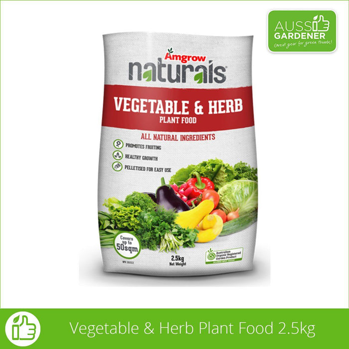 Amgrow Naturals Vegetable & Herb 2.5Kg fertilisers Tradeware