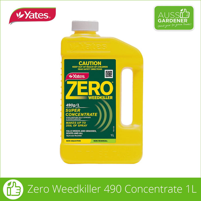 Zero Weedkiller 490 Concentrate 1L pest control Yates