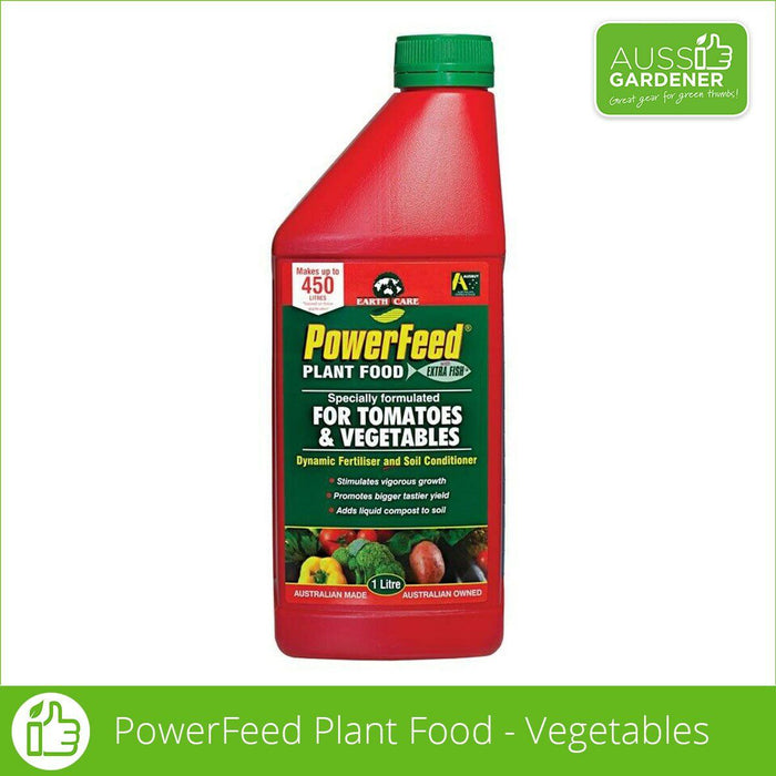 Powerfeed for Veggies Concentrate 1lt (Red) fertilisers Confast