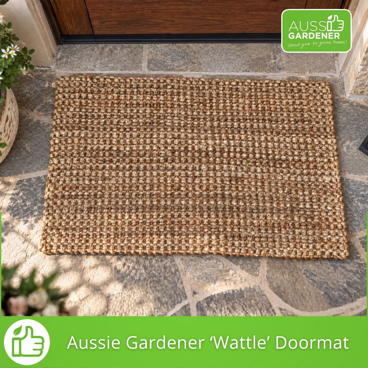 Aussie Gardener 'Wattle' Doormat Decor Aussie Gardener 