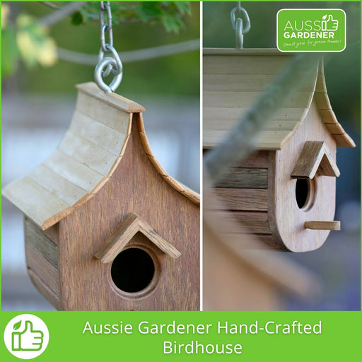 Aussie Gardener Hand-Crafted Birdhouse Aussie Gardener 