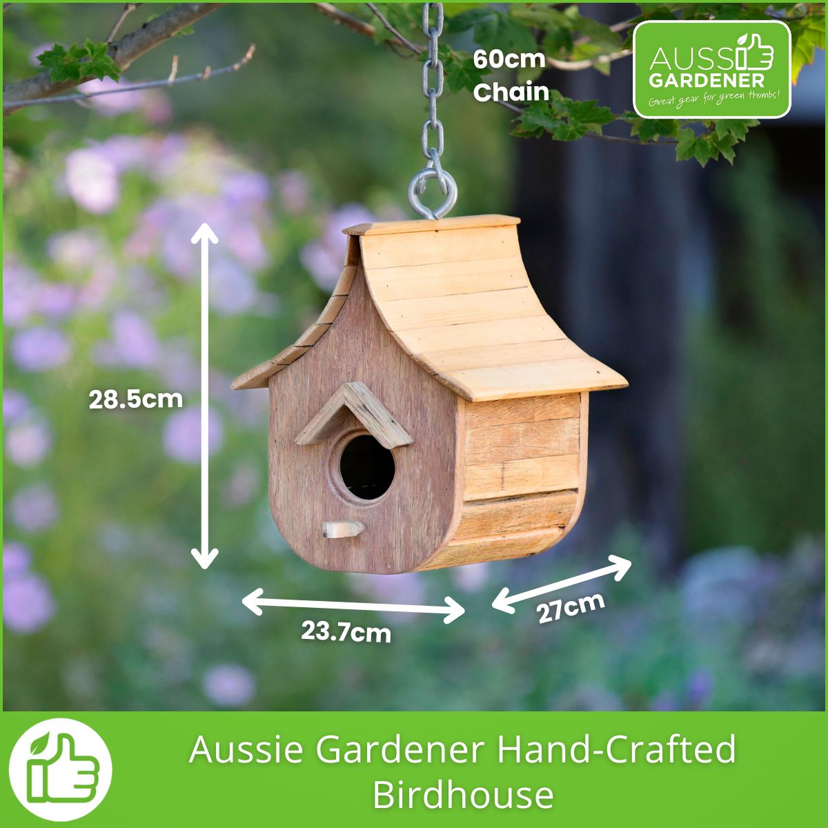 Aussie Gardener Hand-Crafted Birdhouse Aussie Gardener 