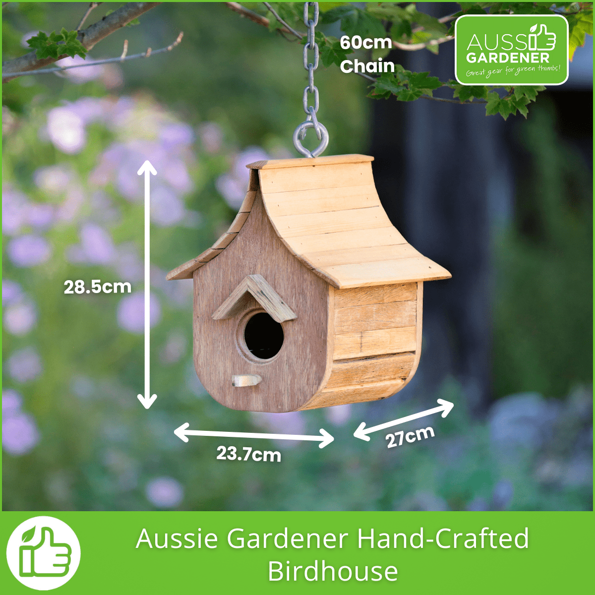 Aussie Gardener Hand-Crafted Birdhouse Aussie Gardener 