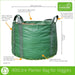 Huge Planter Bag for growing veggies - 400Litre veggie growing RYSET 