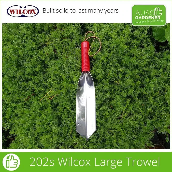 wilcox stainless steel garden trowel Stainless Steel Large Trowel Wilcox 350mm