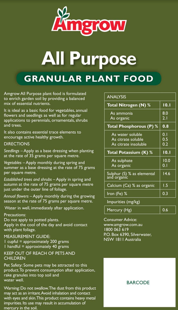 Amgrow All Purpose Plant Food Amgrow LP 3Kg fertilisers AMGROW 