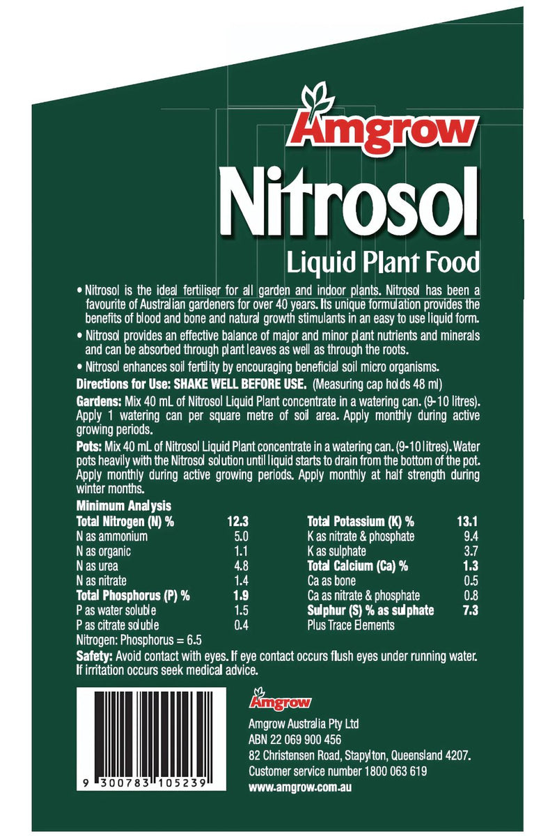 Amgrow Nitrosol fertilisers Tradeware 