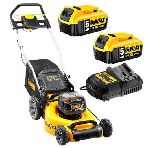 DeWalt DCMW564P2-XE 36V (18V x 2) 5.0Ah XR Li-ion Cordless Brushless Lawn Mower Combo Kit Dewalt Power Tools Stanley Black & Decker (Australia) Pty Ltd 