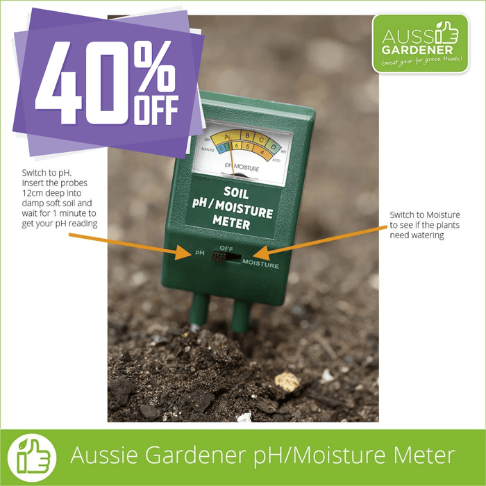 Aussie Gardener 2 in 1 pH & Soil Moisture Meter