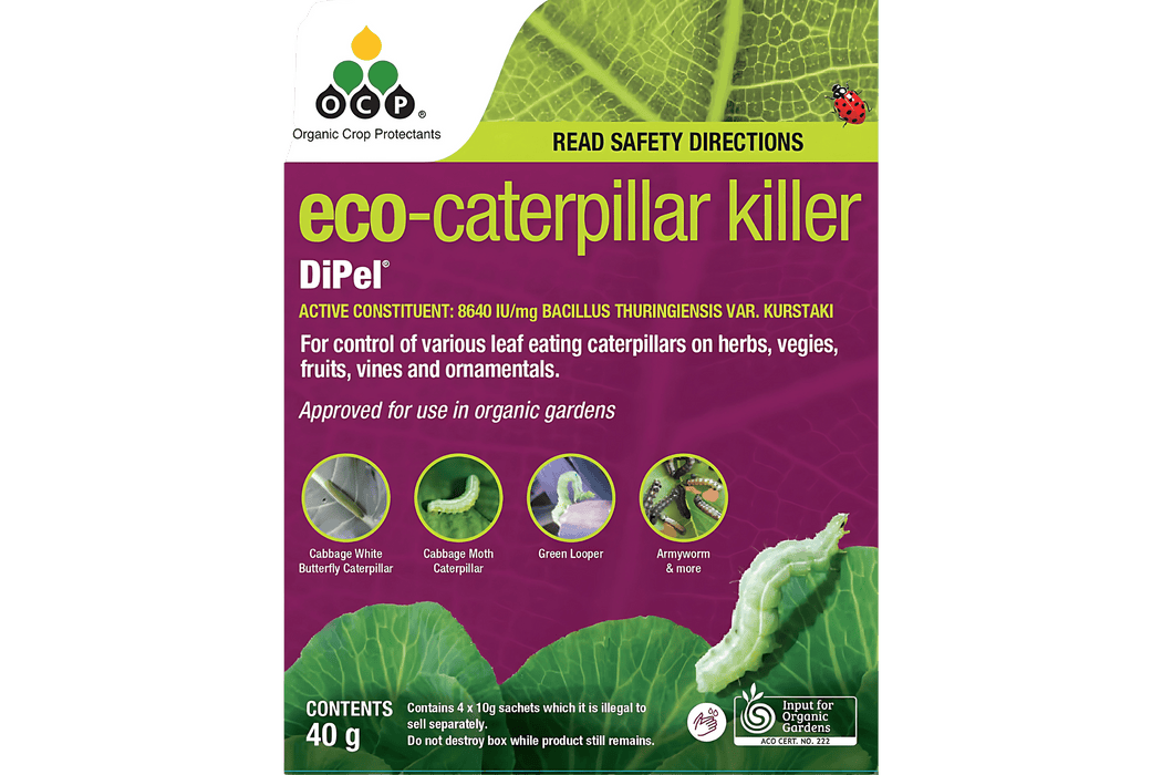 OCP Eco-Caterpillar Killer – Natural Organic Caterpillar spray for Flowers, Vegetables, and Fruit Trees