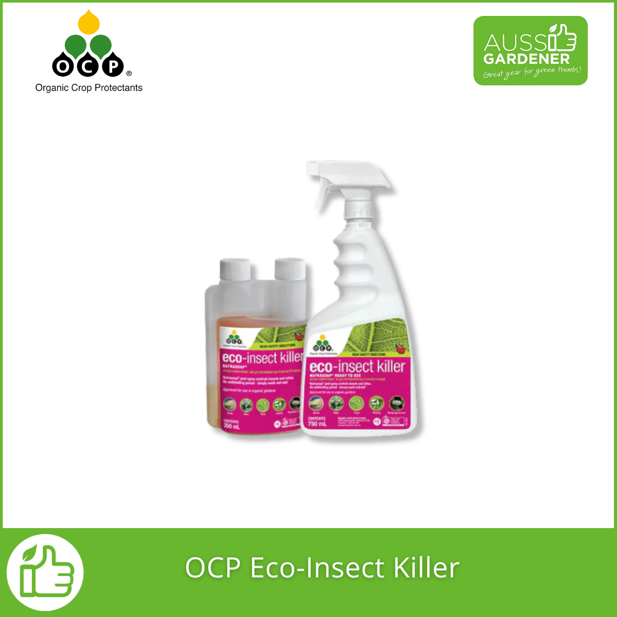 OCP Eco-Insect Killer – Soap-Based Pest Control for Aphids, Mites & More | 750mL & 250mL Options pest control Yates 