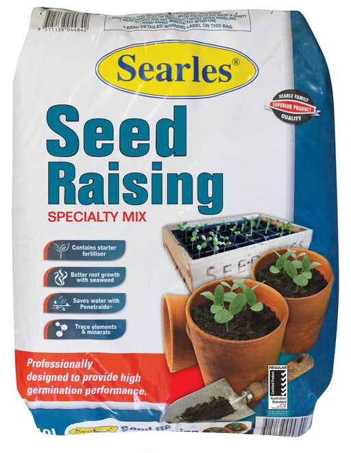 Searles Seed Raising Specialty Soil Mix 10L propagation Debco - Evergreen 