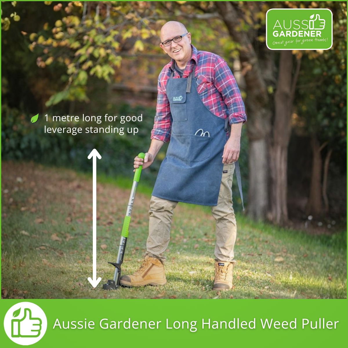 Aussie Gardener Long Handled Weed Puller Gadgets Aussie Gardener 
