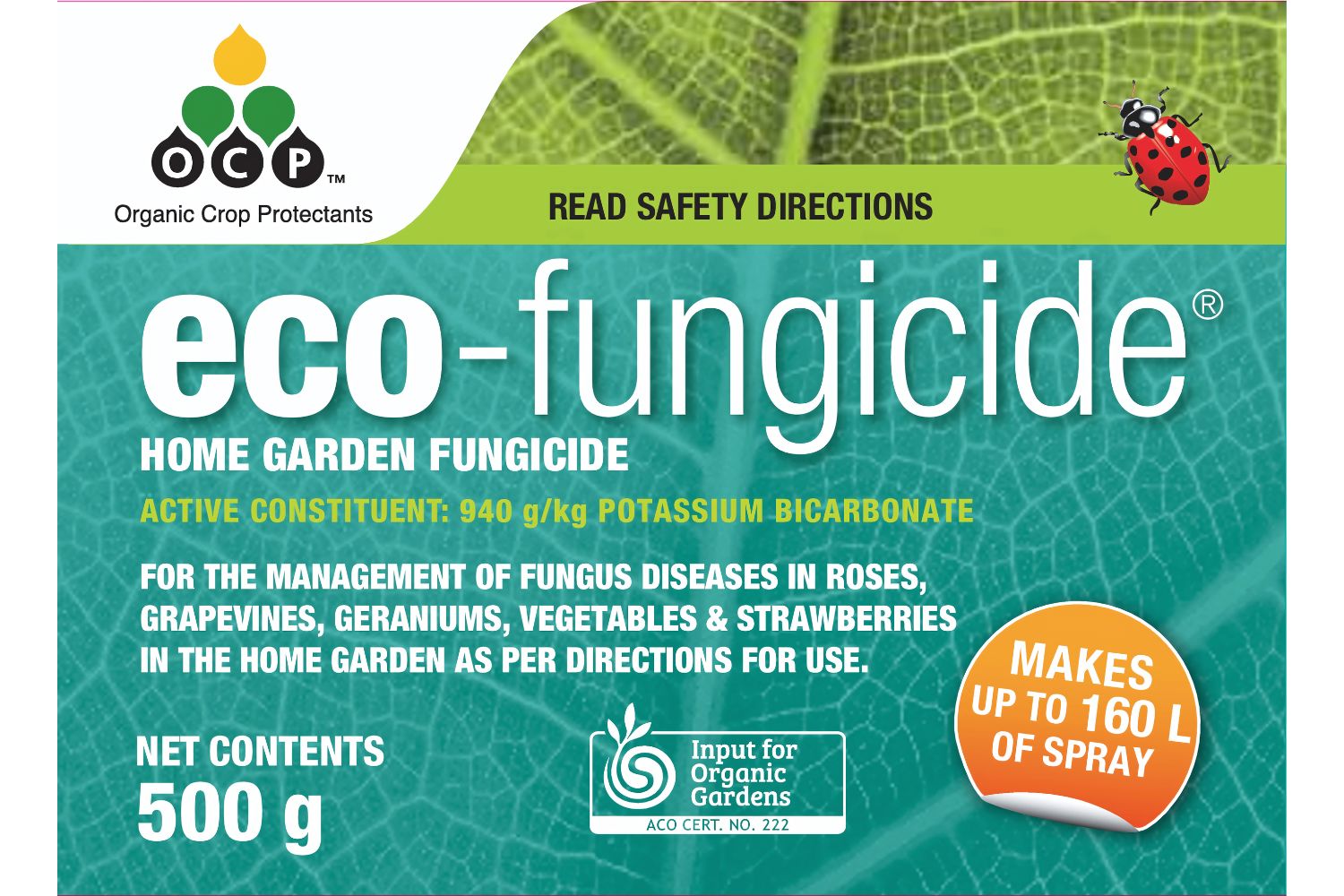 OCP Eco-Fungicide | Organic Powdery Mildew & Black Spot Control – 500g & 750ml Options pest control Yates 