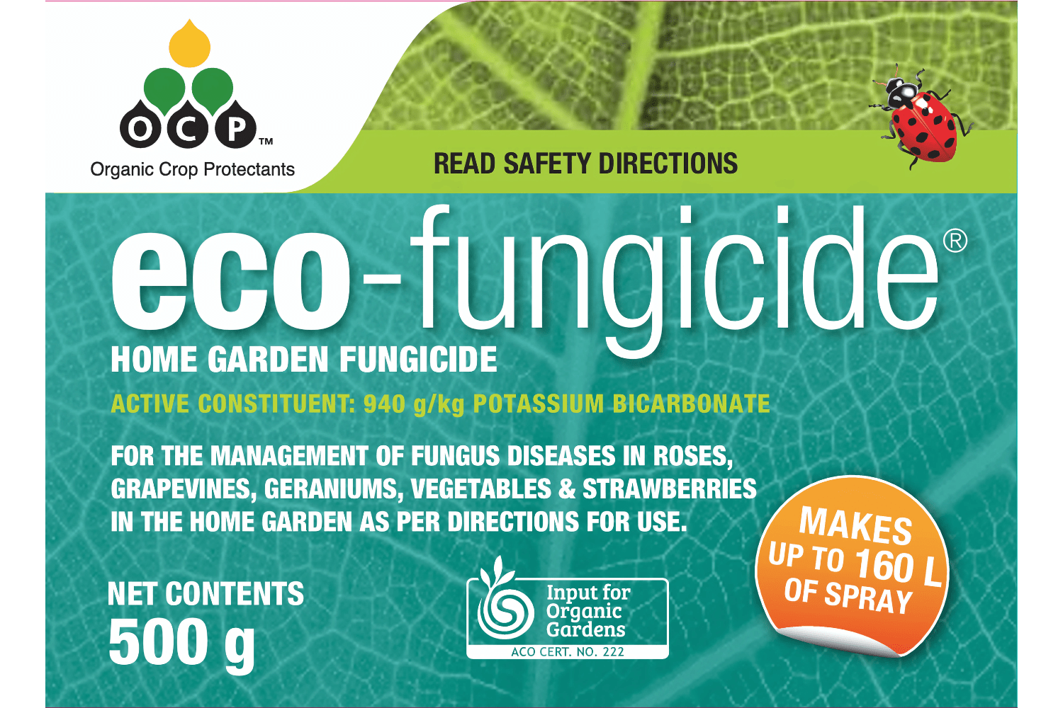 OCP Eco-Fungicide | Organic Powdery Mildew & Black Spot Control – 500g & 750ml Options pest control Yates 