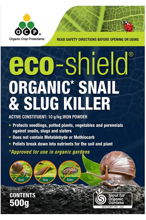 OCP Eco-Shield Organic Slug and Snail Killer 500g pest control Yates 