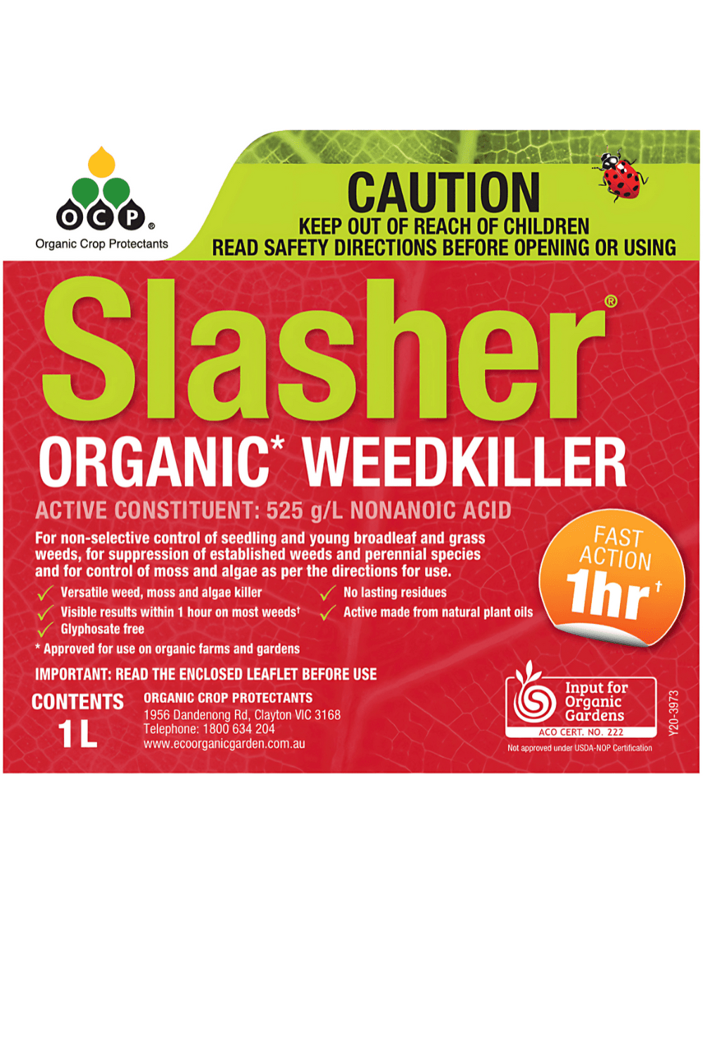 OCP Slasher Organic Weedkiller | Aussie Gardener