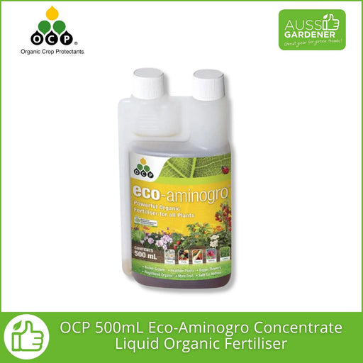 OCP Eco-Aminogro Concentrate – Organic Liquid Fertiliser for Strong Plant Growth fertilisers Yates 500 ml 