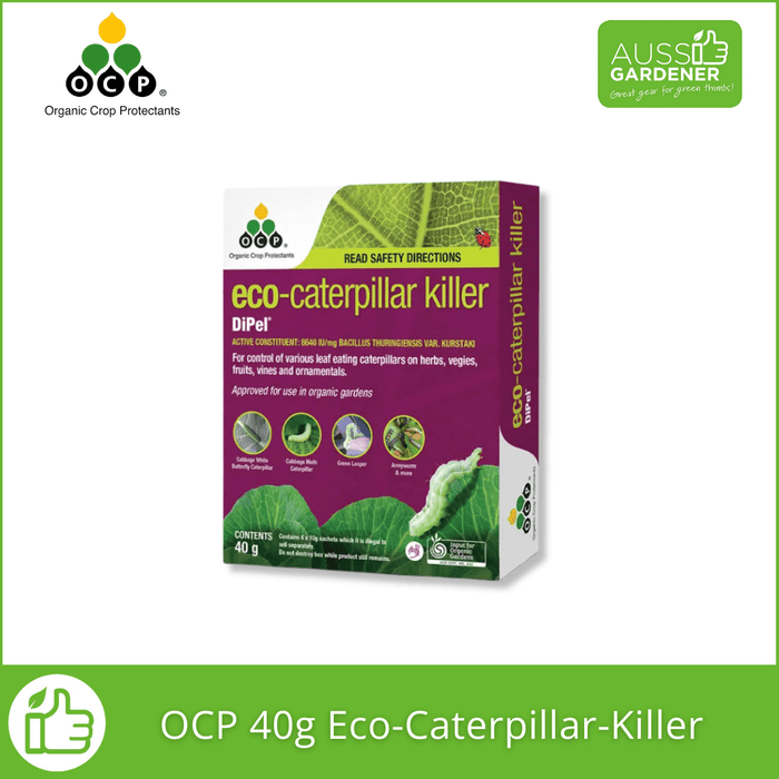 OCP Eco-Caterpillar Killer – Natural Organic Caterpillar spray for Flowers, Vegetables, and Fruit Trees