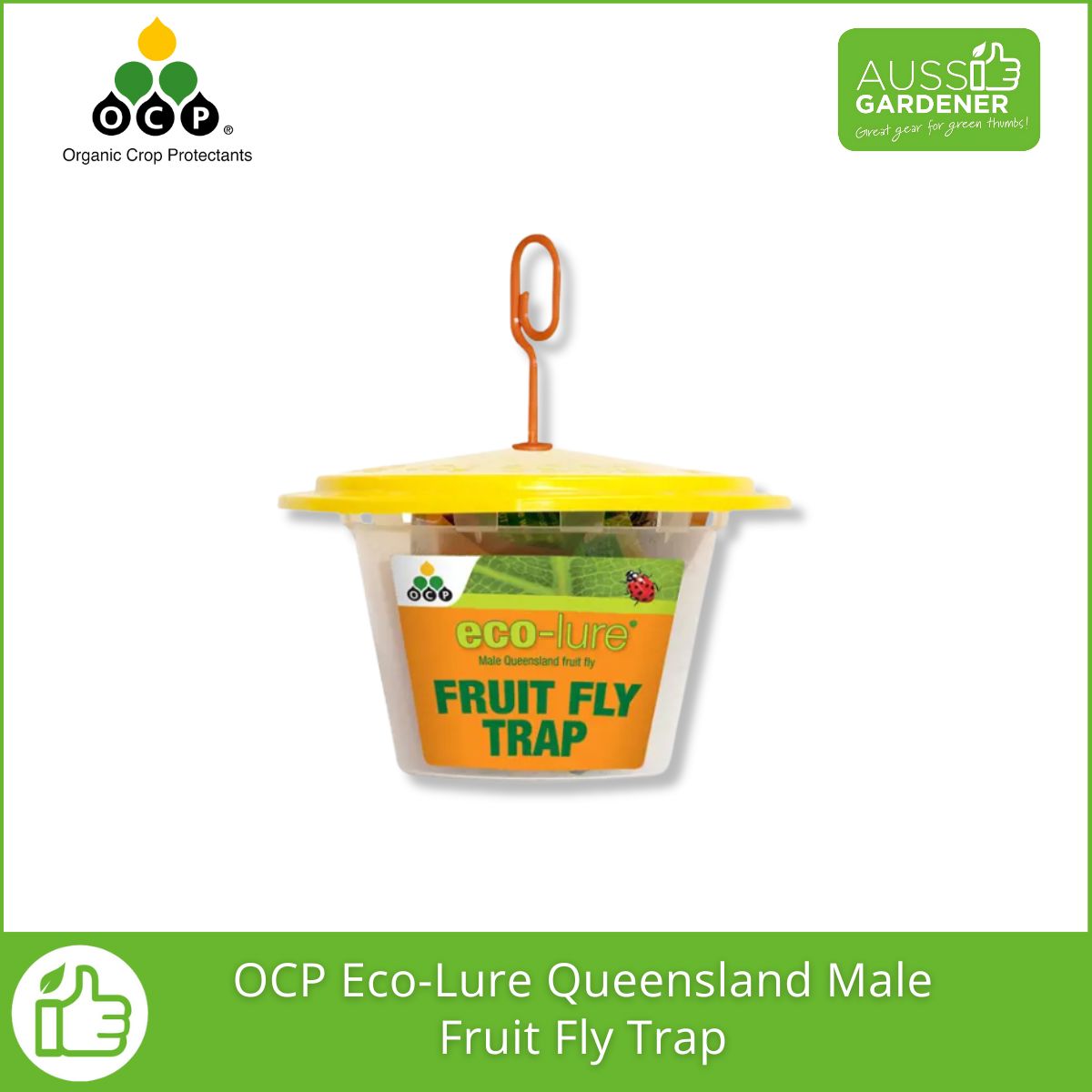 OCP Eco-Lure Fruit Fly Trap | Powerful Male Queensland Fly Control & Monitoring pest control Yates 