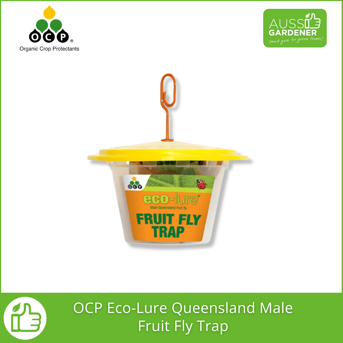 OCP Eco-Lure Fruit Fly Trap | Powerful Male Queensland Fly Control & Monitoring pest control Yates 