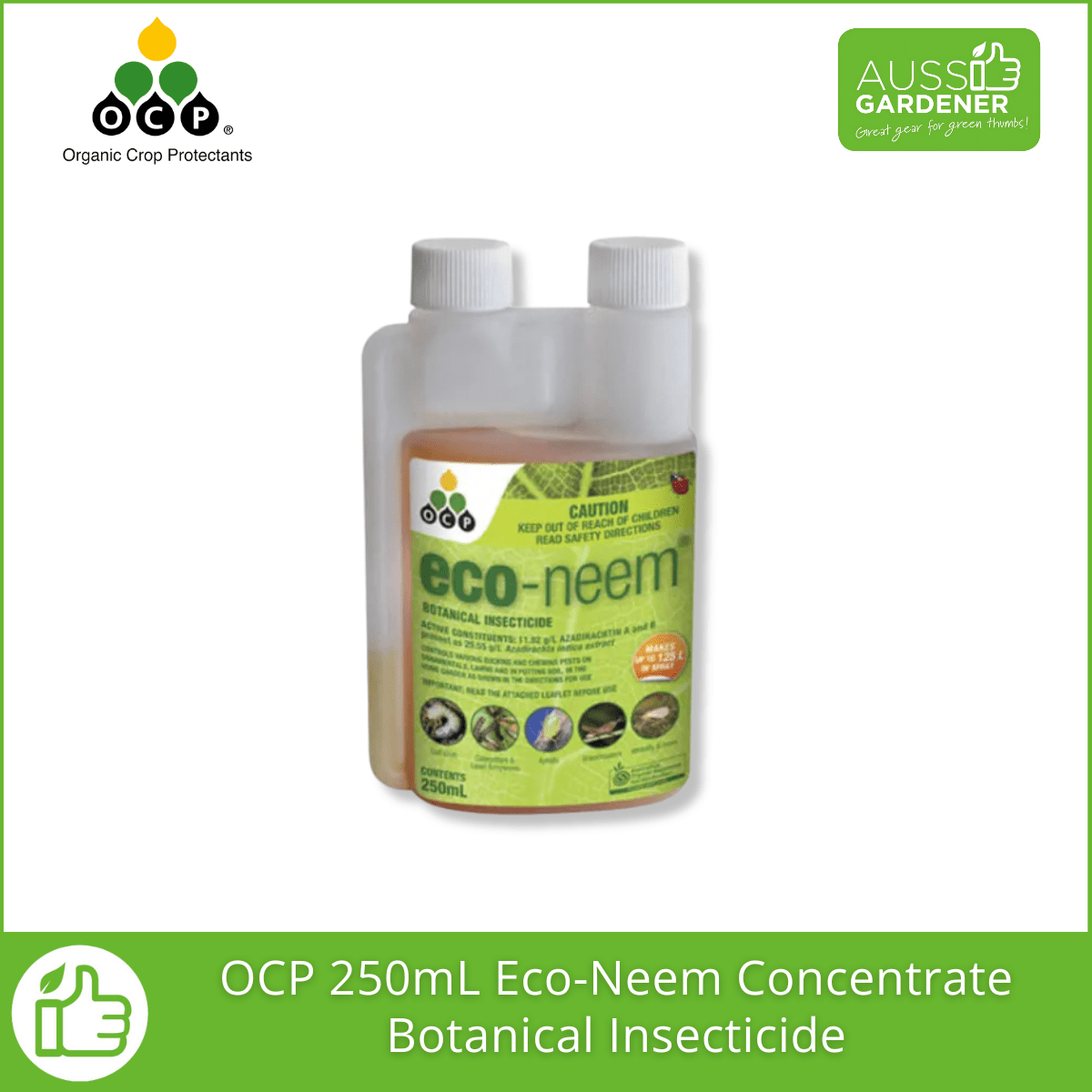 OCP eco-neem Organic Insecticide - Concentrate for Pest Control pest control Yates 250 ml 
