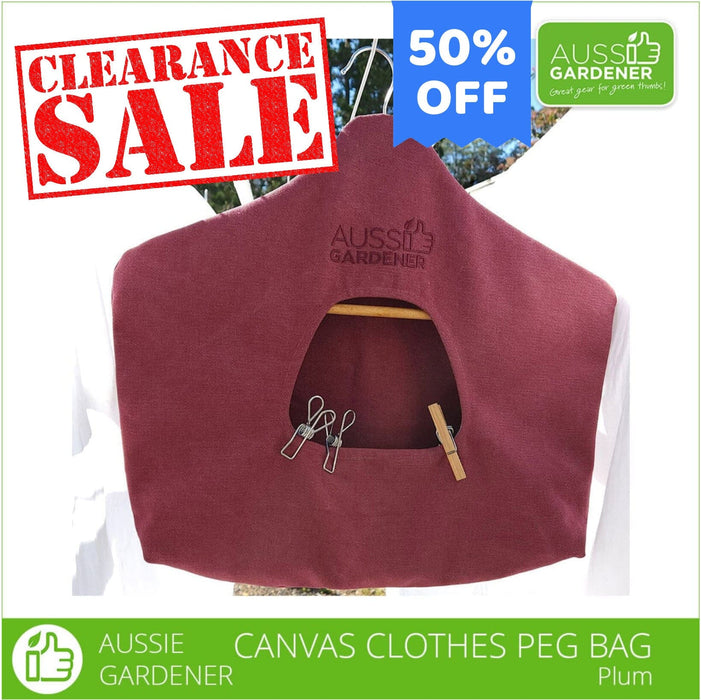 Aussie Gardener Canvas Clothes Peg Bag Aussie Gardener 