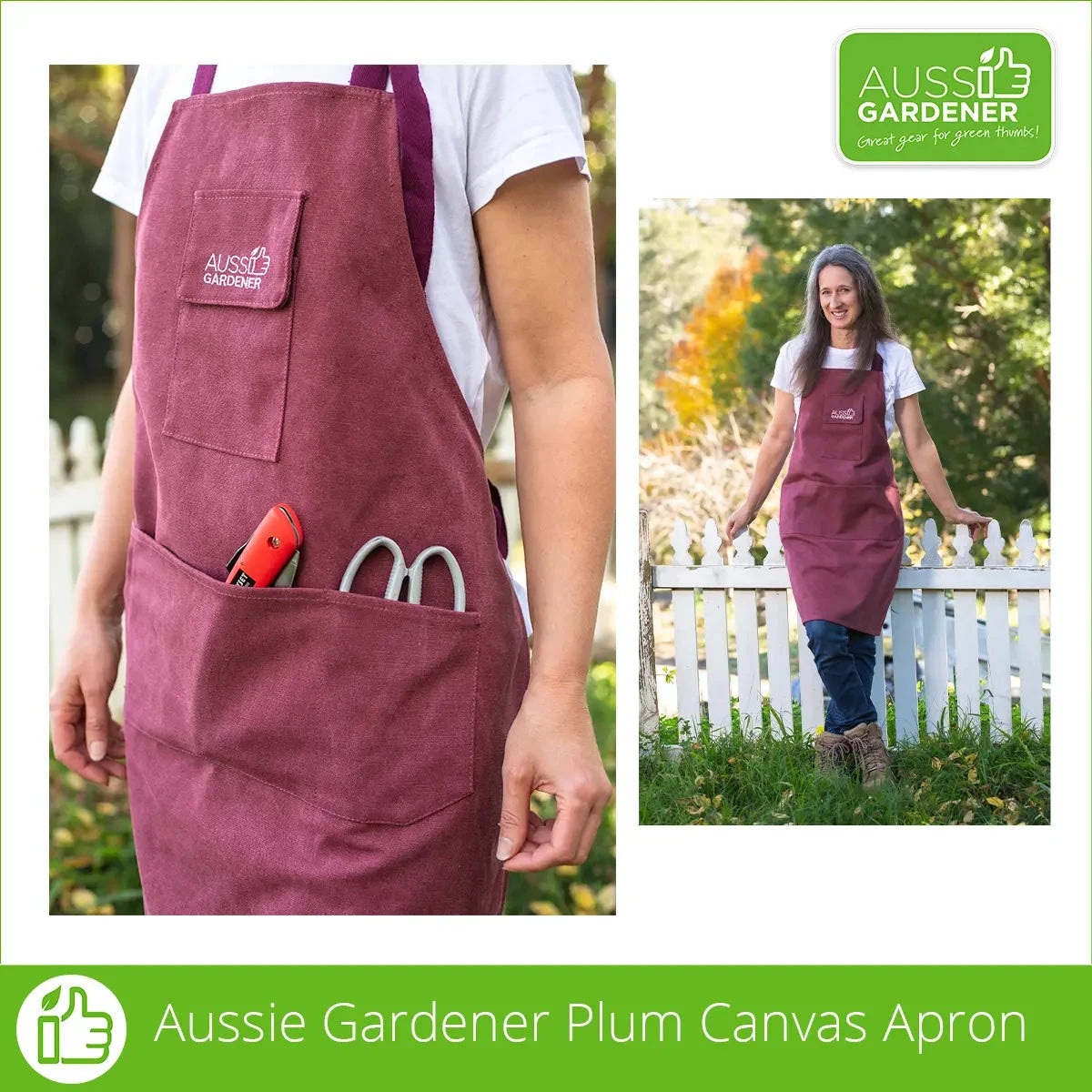 Aussie Gardener Canvas Gardening Apron garden wear Aussie Gardener 