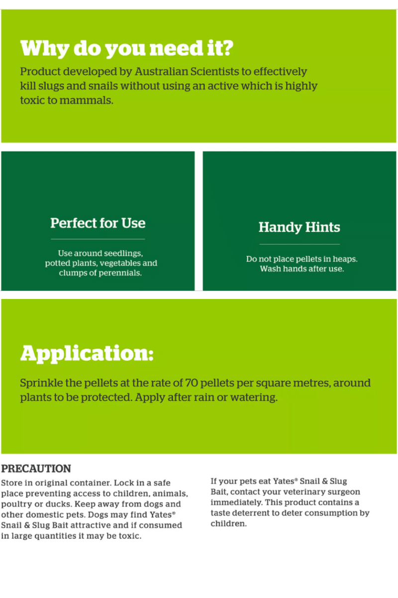 Snail and Slug Bait 1kg pest control Yates 