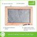 Hand-Crafted Timber Chalk Sign - Genuine Slate Board Aussie Gardener 
