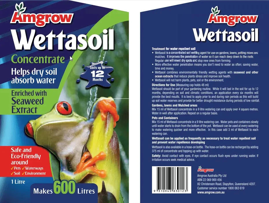 Amgrow Wettasoil with Seaweed fertilisers Tradeware 
