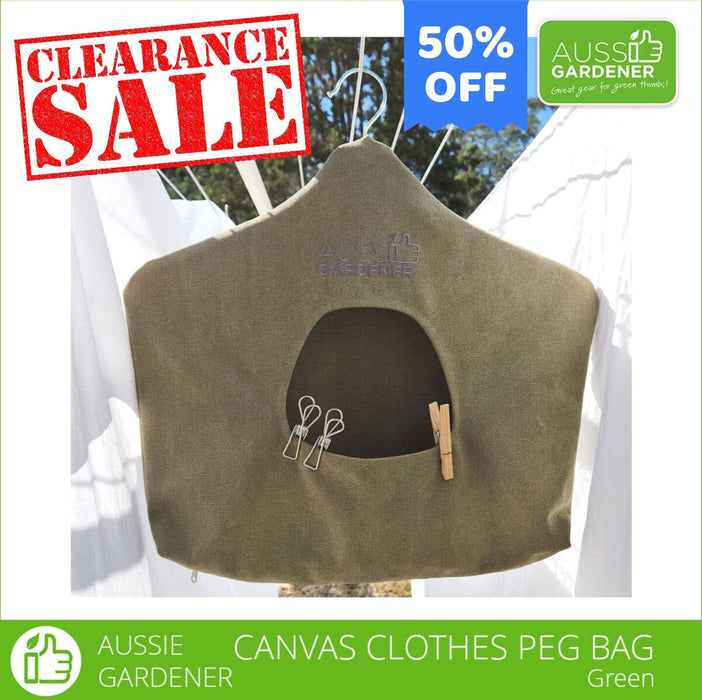 Aussie Gardener Canvas Clothes Peg Bag Aussie Gardener 